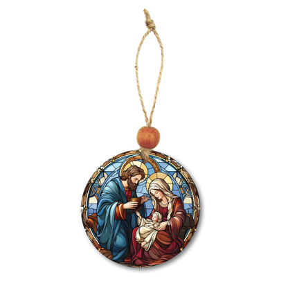 Acrylic Christmas Ornament: Holy Family Set