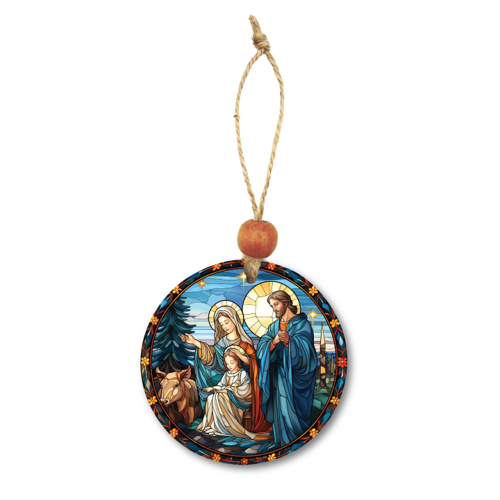 Acrylic Christmas Ornament: Holy Family Set