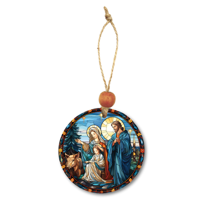 Acrylic Christmas Ornament: Holy Family Set