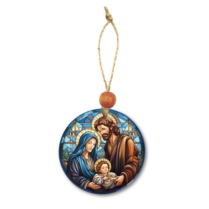 Acrylic Christmas Ornament: Holy Family Set