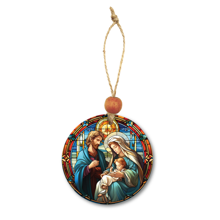 Acrylic Christmas Ornament: Holy Family Set