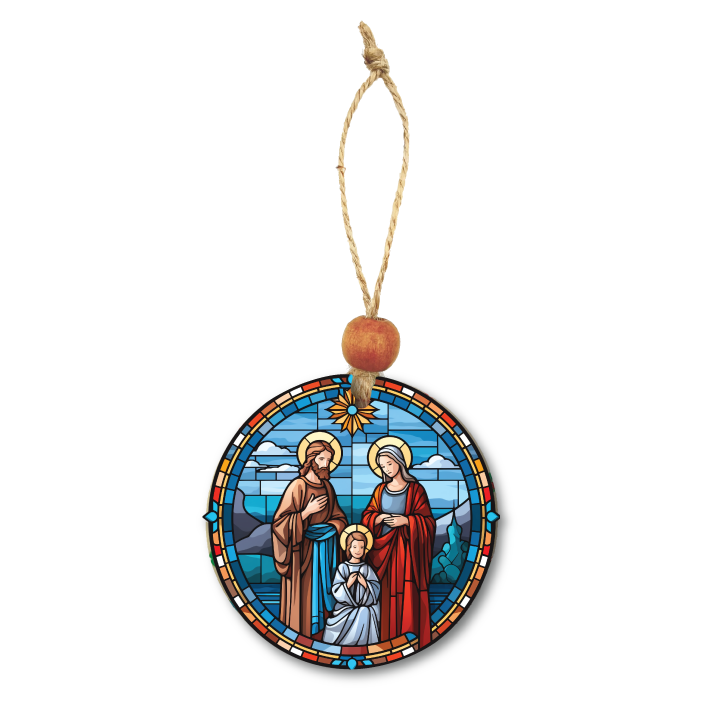 Acrylic Christmas Ornament: Holy Family Set