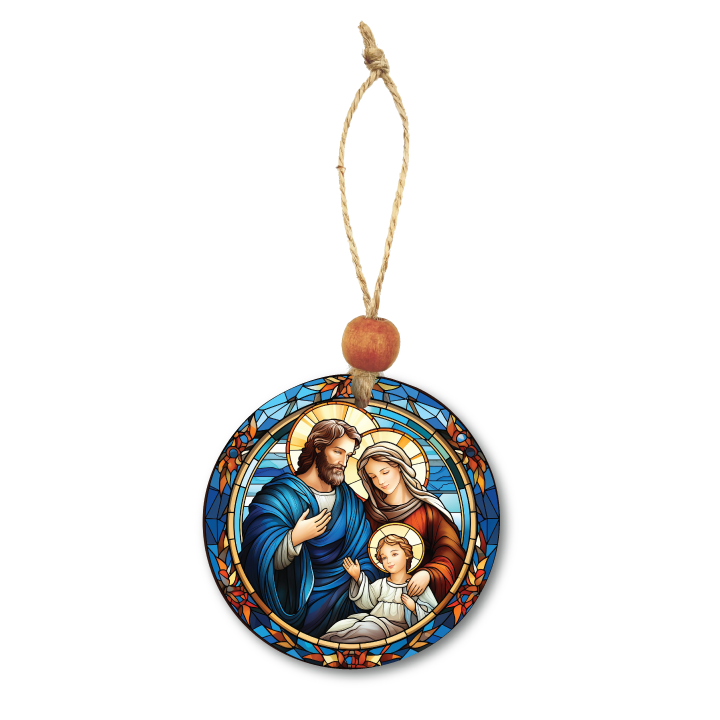 Acrylic Christmas Ornament: Holy Family Set