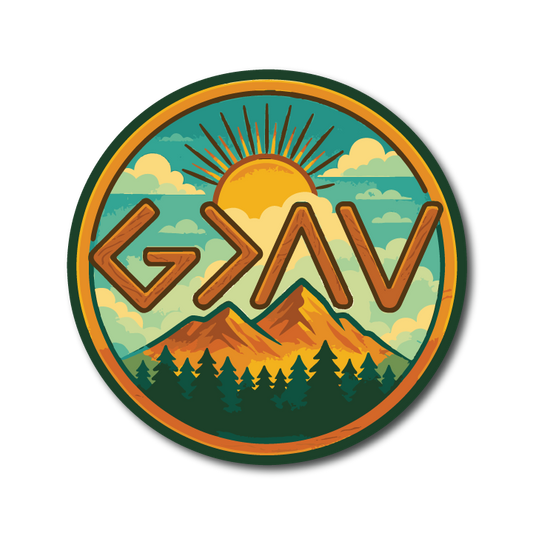 Vehicle Badge: God is Greater