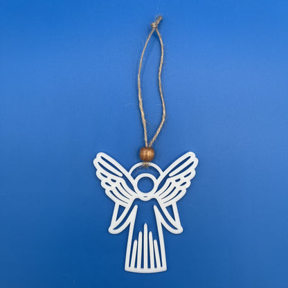 Acrylic Christmas Ornament: Angel Set