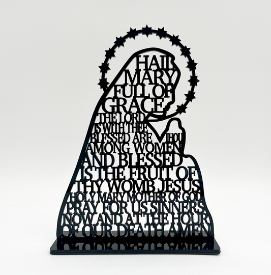 Acrylic Standing Decor: Hail Mary