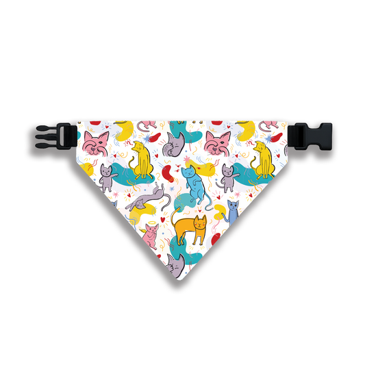 Pet Bandana: Cat Cartoon