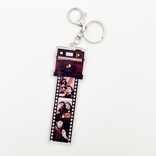 Acrylic Bag Charm: Photo Film Black and White Basic Set