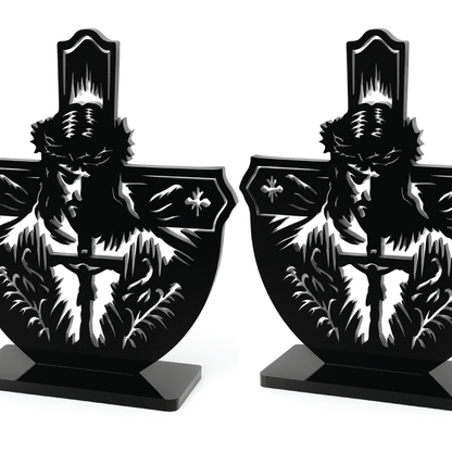 Acrylic Standing Decor: Jesus Face Cross
